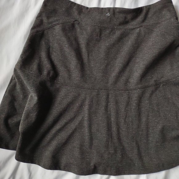 prAna Gianna Skirt - charcoal gray- sz Large - Picture 5 of 6